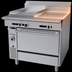 Thumbnail image #4 for Garland Cuisine 36-Inch Heavy-Duty Natural Gas Combination Range with Left Griddle, Right Hot Top, and Standard Oven