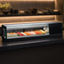Thumbnail image #4 for Turbo Air 59-Inch Countertop Refrigerated Sushi Display Case, 1.9 Cu. Ft., Right-Side Self-Contained Refrigeration