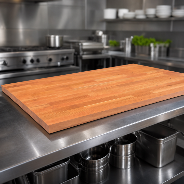 Product image #4 for Boos Block American Cherry Blended Edge Grain Wood Kitchen Countertop with Penetrating Oil Finish, 84 x 25 x 1-1/2 Inches