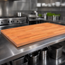 Thumbnail image #4 for Boos Block American Cherry Blended Edge Grain Wood Kitchen Countertop with Penetrating Oil Finish, 84 x 25 x 1-1/2 Inches