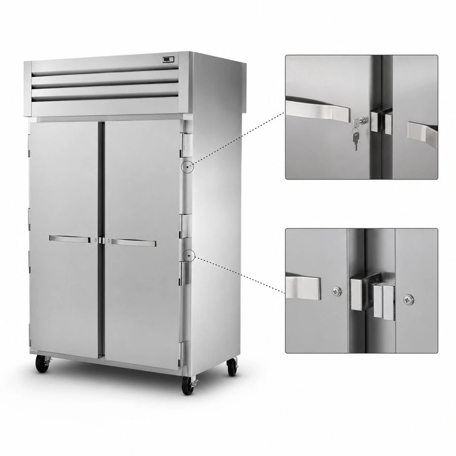 Locking Stainless Steel Doors