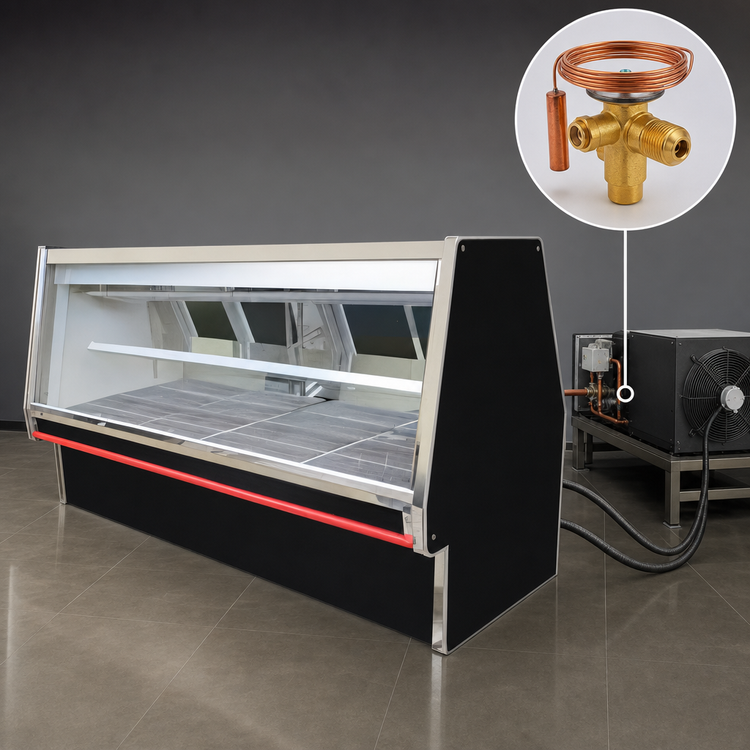 Product image #4 for Howard-McCray 34E Series Endless Design Full-Service Straight Glass Remote Double Duty Deli Meat & Cheese Service Case, 148-1/2-Inch, Black Exterior / White Interior, LED