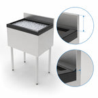 Thumbnail image #4 for Perlick Corporation Tobin Ellis Signature TSC42IC 42-Inch Modular Bar Ice Chest, 92-Lb Capacity, 6-Inch Backsplash, No Cold Plate