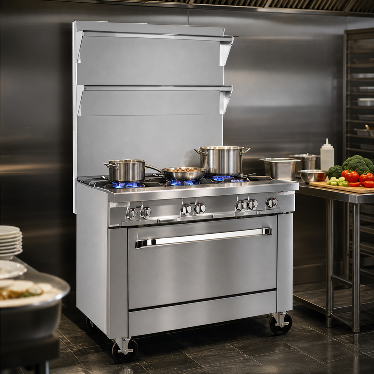 Product image #4 for Southbend Platinum P32C-XX 32-Inch Gas Heavy Duty Range with Cabinet Base and 4 Open Burners
