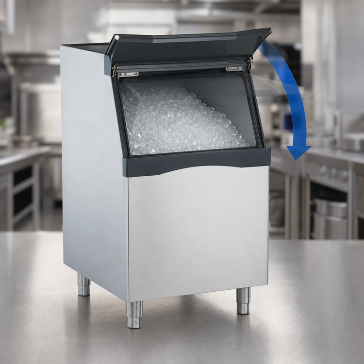 Product image #4 for Scotsman B530S 30-Inch Top-Hinged Front-Opening Ice Storage Bin, 536 lb Capacity