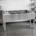 Thumbnail image #4 for Eagle Group 1800 Series 4-Compartment Underbar Sink Unit with Dual Drainboards, 72W x 20D, 304 Stainless Steel