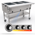 Thumbnail image #4 for Eagle Group Portable Electric Hot Food Table with 2 Dry Wells, 36-Inch Wide, Open Shelf Base, 240V