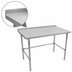 Thumbnail image #4 for John Boos Stallion 108-Inch x 24-Inch Stainless Steel Top Work Table with 1-1/2-Inch Rear Up-Turn and Galvanized Base