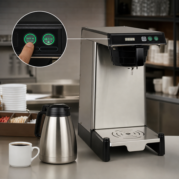 Product image #4 for BUNN SmartWAVE Low Profile Wide Base Automatic Fill Coffee/Tea Brewer
