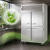 Thumbnail image #4 for Traulsen Dealer's Choice 2-Section Reach-In Freezer with Half-Height Solid Doors