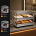 Thumbnail image #4 for Nemco 18-Inch Countertop Hot Food Shelf Merchandiser with Dual Shelves