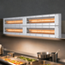 Thumbnail image #4 for Hatco Glo-Ray 60-Inch Lighted Double Infrared Strip Heater, Aluminum, 2400 Watts