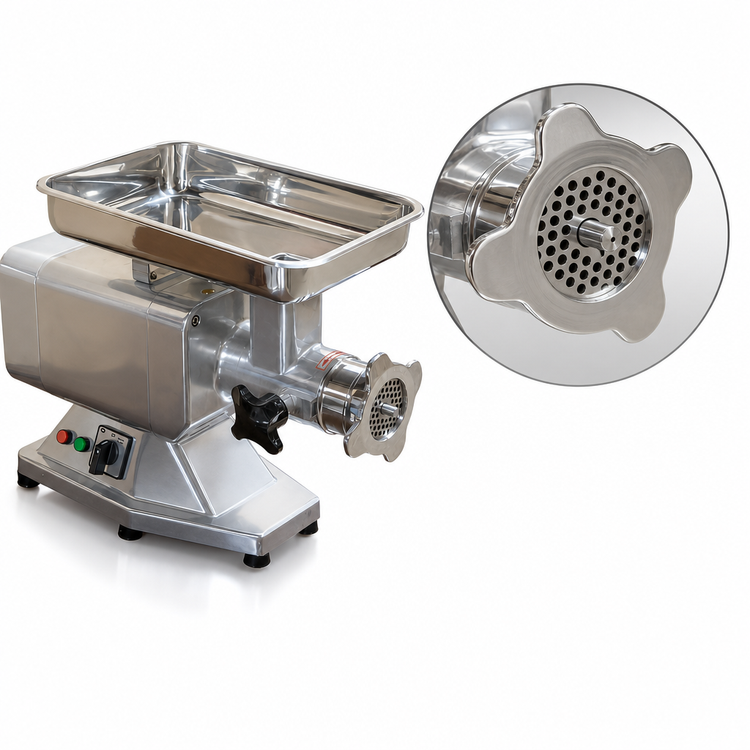 Product image #4 for Omcan USA Electric Meat Grinder with #12 Head, 1.16 HP, Bench Model