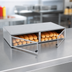 Thumbnail image #4 for Nemco 36-Bun Stainless Steel Hot Dog Bun Box with Polycarbonate Hinged Doors, 23.75-Inch Wide