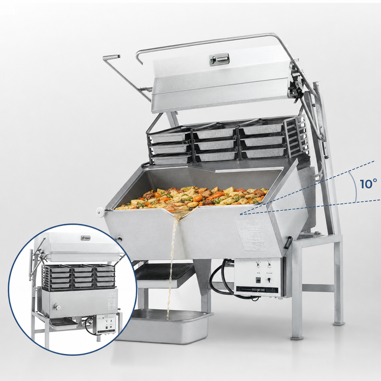 Product image #4 for Skittle SKG10-5 Multi-Function Gas Steam/Grill/Boil/Fry/Roast Cooker