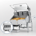 Thumbnail image #4 for Skittle SKG10-5 Multi-Function Gas Steam/Grill/Boil/Fry/Roast Cooker