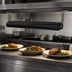 Thumbnail image #4 for Vollrath 18-Inch Low Profile Unlighted Strip Heat Lamp, 208V, Black Powder Coat