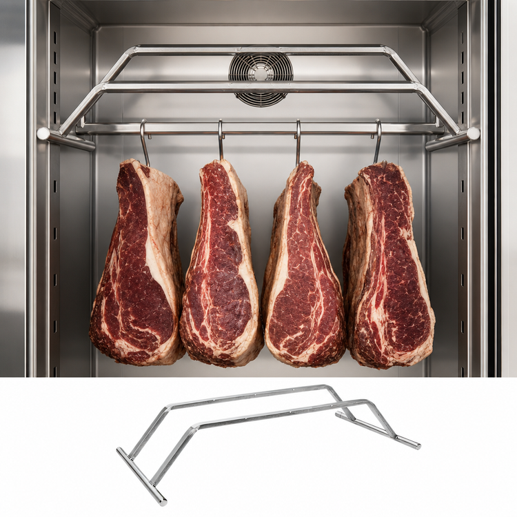 Product image #4 for Stainless Steel Double Hanger Accessory for UX 1500 / UX 1550 PRO (S) Curing Cabinets
