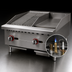 Thumbnail image #4 for Omcan 24-Inch Countertop Natural Gas Charbroiler and Griddle Combo with 12-Inch Cooking Surfaces