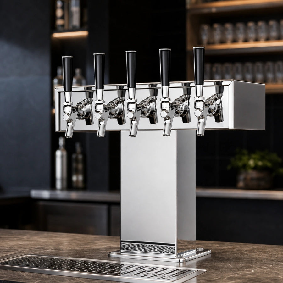 Five-Faucet Capacity