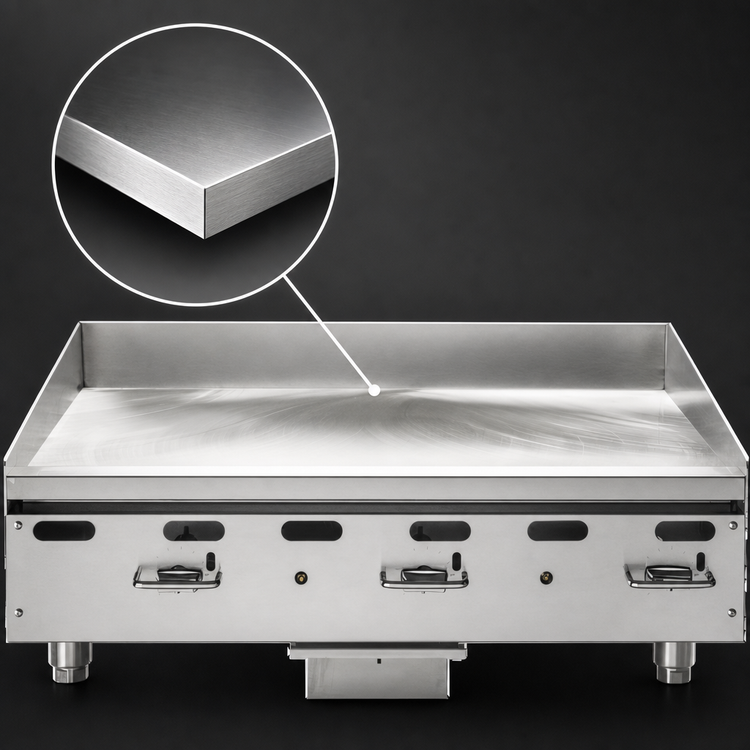 Product image #5 for Vulcan 60-Inch Heavy-Duty Manual Control Countertop Gas Griddle