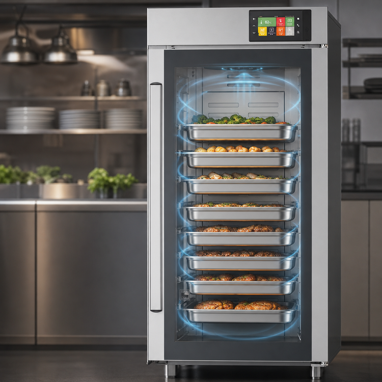 Product image #5 for EVEREO 900 Electric Service Temperature Food Preserver Holding Cabinet, 10 GN 1/1