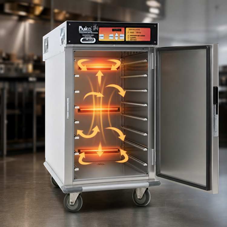 Product image #4 for Panco CH3000B-240 Half-Height Electric Cook & Hold Cabinet with Digital Controls