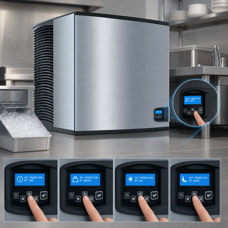 Product image #4 for Manitowoc Indigo NXT IDT1200A Air-Cooled Self-Contained Dice Cube Ice Machine