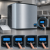 Thumbnail image #4 for Manitowoc Indigo NXT IDT1200A Air-Cooled Self-Contained Dice Cube Ice Machine