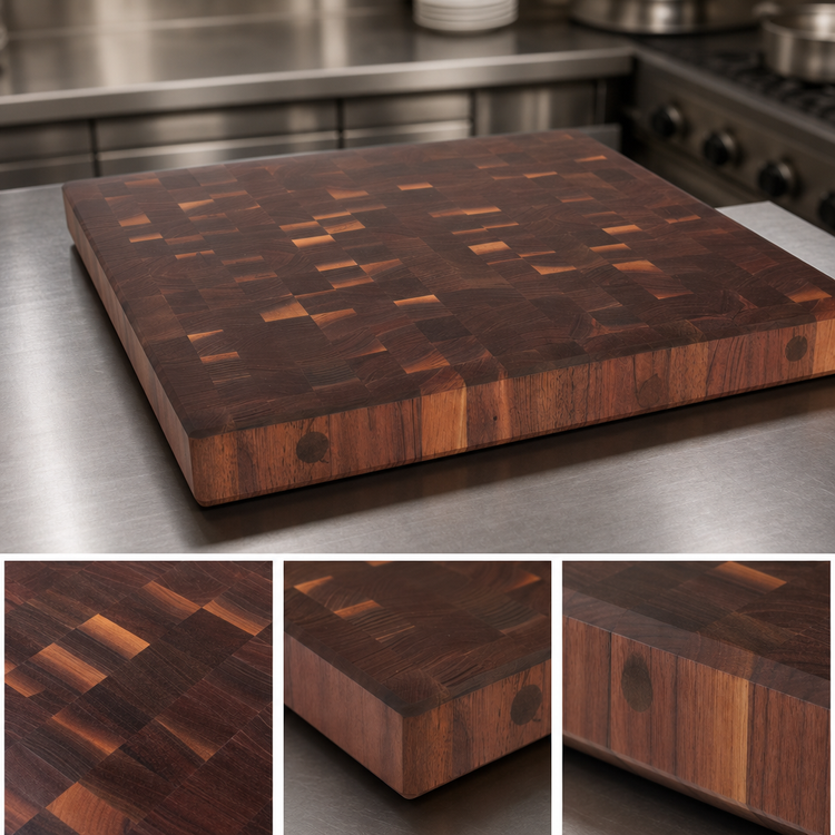 Product image #4 for Boos Block American Black Walnut End Grain Island Countertop, 48" x 27" x 4"
