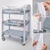 Thumbnail image #4 for MetroMax i Clear Vinyl Banquet Cart Cover with Velcro Fastener, 36