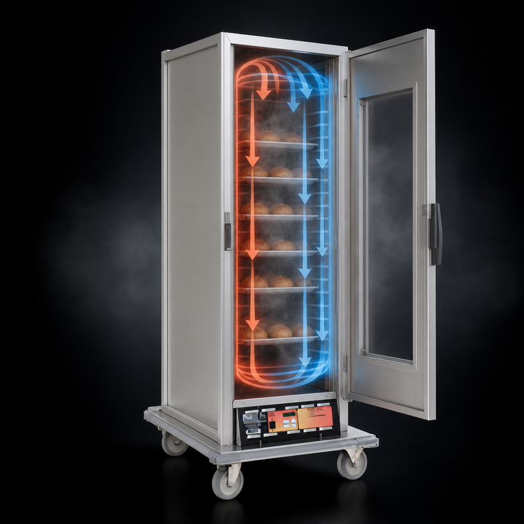 Product image #4 for Panco HPFNLSI-RA2.25 Full-Size Insulated Heated/Proofing Cabinet with Polycarbonate Window Door