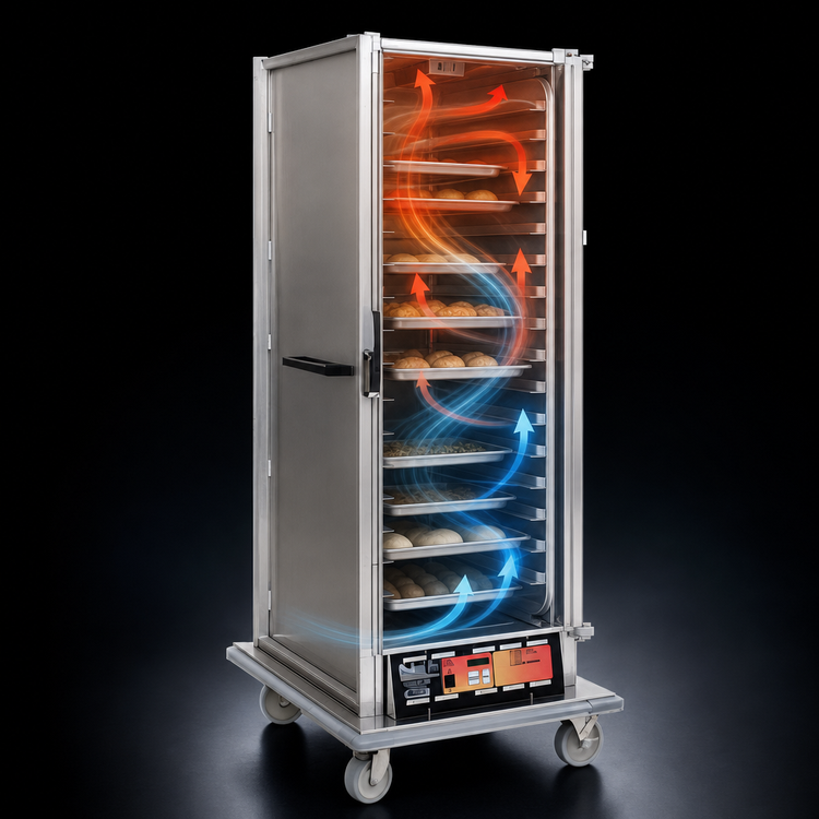 Product image #4 for Panco HPFNLSN-RA2.25 Full-Size Non-Insulated Transport Heated/Proofing Cabinet