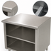 Thumbnail image #4 for Advance Tabco Special Value Series 36 x 24-Inch Economy Open Base Work Table with Mid-Shelf, 16 Gauge 304 Stainless Steel
