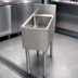 Thumbnail image #5 for BK Resources 12 Inch Wide One-Compartment Underbar Dump Sink with 10 x 14 x 6 Inch Bowl and 4 Inch Backsplash