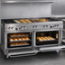 Thumbnail image #4 for Southbend Ultimate 60-Inch Gas Restaurant Range with 2 Open Burners, 48-Inch Griddle, and 2 Convection Ovens