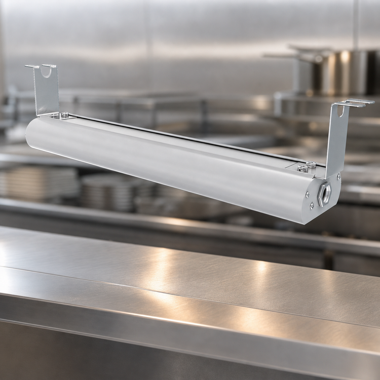 Product image #4 for Vollrath 54-Inch Low Profile Single Strip Heat Lamp, Unlighted, Aluminum Housing, 208V