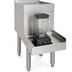 Thumbnail image #4 for Freestanding Stainless Steel Underbar Blender Station with Drainboard Top, 12 x 24 Inches
