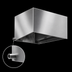 Thumbnail image #4 for SpecAir 48-Inch W x 36-Inch D x 20-Inch H Condensate Hood with Exhaust Duct, 304 Stainless Steel