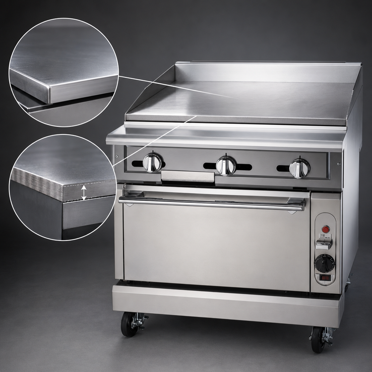 Product image #5 for Vulcan V Series 36-Inch Heavy Duty Gas Griddle Range with Cabinet Base