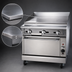 Thumbnail image #5 for Vulcan V Series 36-Inch Heavy Duty Gas Griddle Range with Cabinet Base