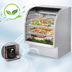 Thumbnail image #4 for True 36-1/4 Inch Curved Glass Self-Contained Full-Service Refrigerated Deli Display Case with Sliding Low-E Rear Doors