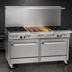 Thumbnail image #4 for Southbend Ultimate 60-Inch Gas Restaurant Range with 6 Burners, 24-Inch Griddle, and 2 Convection Ovens