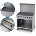 Thumbnail image #4 for Imperial (Middleby) Pro Series IR-G36-XB 36-Inch Gas Griddle Range with 3/4-Inch Plate and Open Cabinet Base