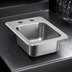 Thumbnail image #4 for Vollrath 1734-C Underbar Drop-In Self-Rimming Stainless Steel Sink with Strainer, 10