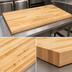 Thumbnail image #4 for Boos Block 60 x 36 Inch Kitchen Countertop, Blended Edge Grain Northern Hard Rock Maple, Oil Finish