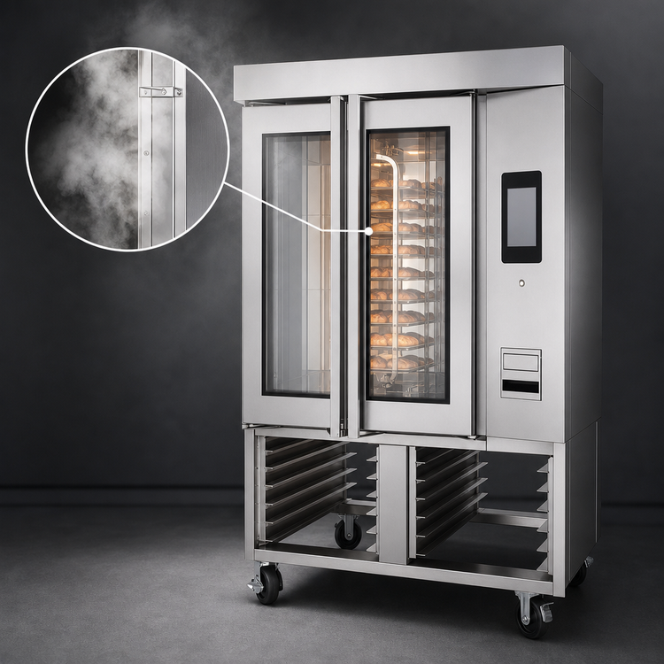 Product image #5 for Baxter OV320E Mini Electric Rotating Rack Oven, 8-Pan Capacity