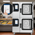 Thumbnail image #5 for Convotherm Maxx Pro K-12 School Package Double Stacked Full-Size Gas Combi Oven with 6-Pan and 10-Pan Capacity, Disappearing Doors, and easyTouch Control