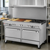 Thumbnail image #4 for Southbend Ultimate 60-Inch Gas Combination Range with 2 Star/Sauté Burners, 48-Inch Griddle, Convection Oven and Cabinet Base