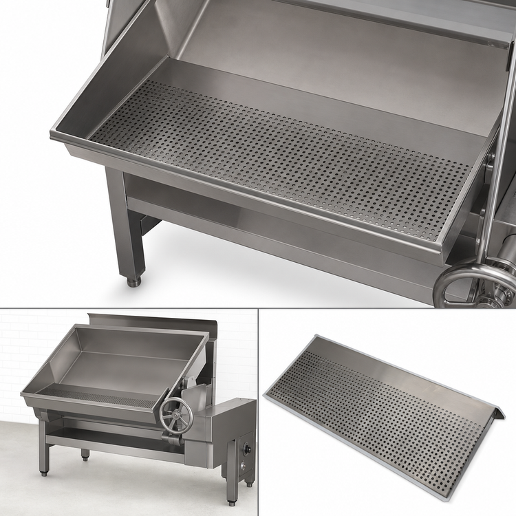 Product image #4 for Cleveland Range Tilting Skillet Food Strainer for 30/40-Gallon T1/TR Models
